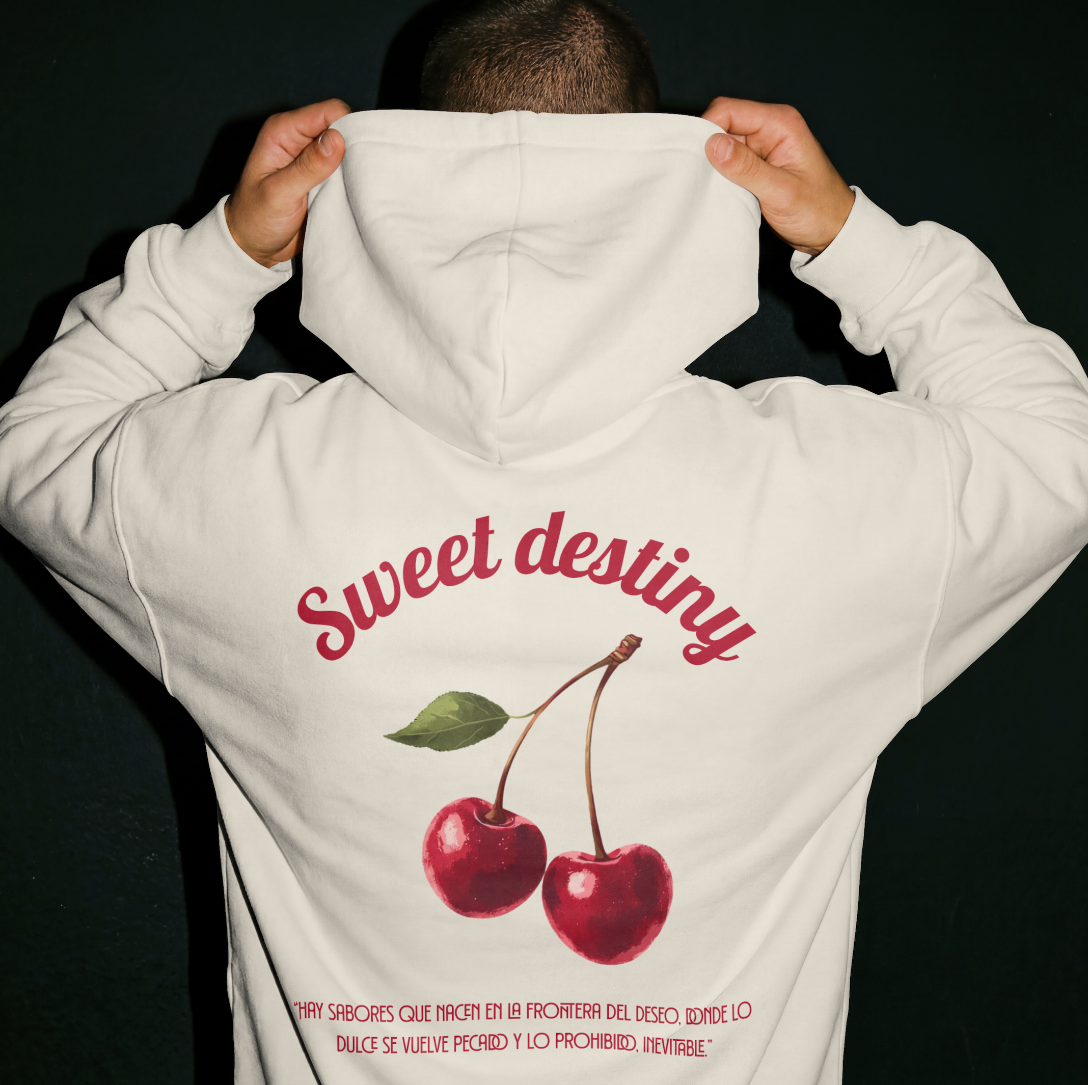 Sudadera con Capucha 'Sweet Destiny' Craftink Studio - Beige