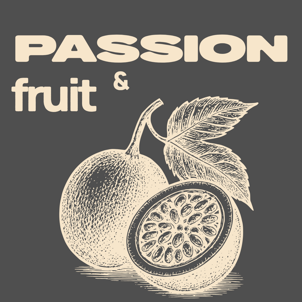 Camiseta Oversize 'Passion Fruit' Craftink Studio - Gris Asfalto